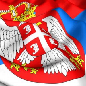 Zastava Srbije platno 150x90cm 703000