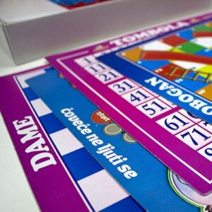 Bingo tombola dama društvena igra čoveče ne ljuti se