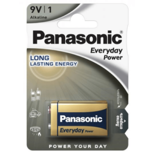 Panasonic 9V baterija alkalna 6LR61EPS