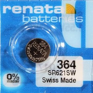 Renata-364-SR621-164-AG1-1.55V-srebro-oksid-baterija-bubalica