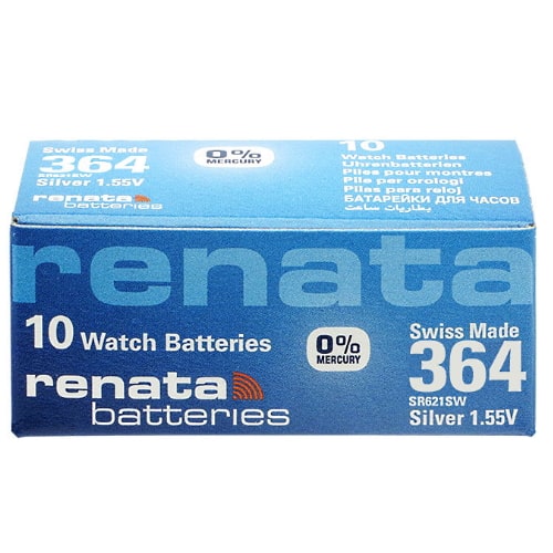 Renata-364-SR621-164-AG1-1.55V-srebro-oksid-baterija-bubalica