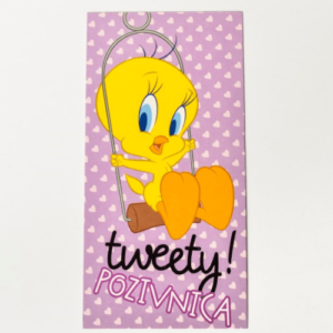 Party pozivnice Tweety 1/100 312700 - Slika 4
