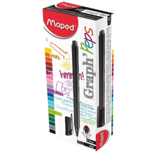 Lajner Maped Graph peps crni 0.4 749111 - Slika 1