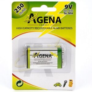 Baterija punjiva 9V 250mAh Agena Energy