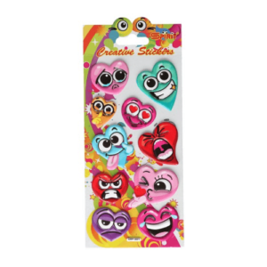 Dekorativni stiker Puffy Heart TTS 405710