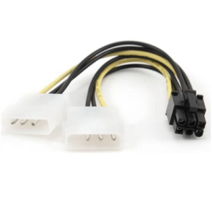 Gembird Internal power adapter for PCI express video cards 15cm CC-PSU-6 - Slika 1