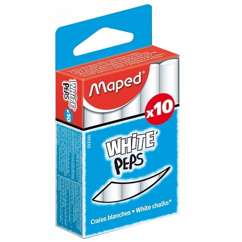 Kreda školska bela Maped 10kom M593500 bubalica Kreda-skolska-bela-Maped-10kom-M593500