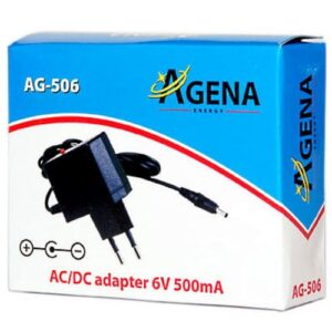 Punjač ispravljač 6V 500mA AC/DC adapter Agena Energy AG-506