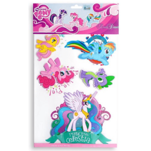 Zidna dekoracija 3D 41x29cm My little pony starpak 273273 - Slika 1