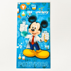 Party pozivnice Mickey Mouse 1/100 319700 - Slika 4