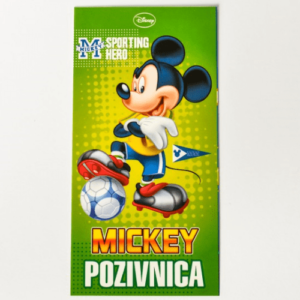 Party pozivnice Mickey Mouse 1/100 319700 - Slika 3