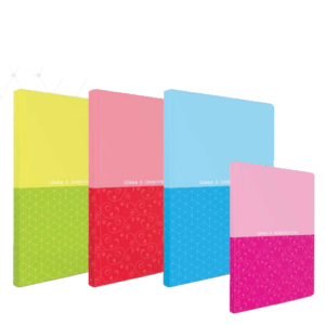 Sveska A4 tvrdi povez sitna kocka Neon Colors Lastva - Slika 1