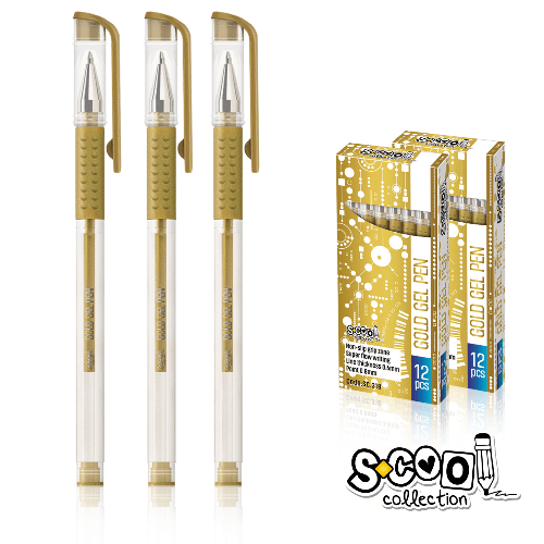 Gel olovka 0.5 zlatna SC318 NS24229 Gel olovka zlatna 0.6mm SC318 NS24229