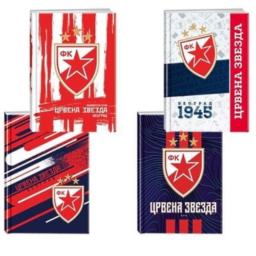 Sveska-A5-tvrdi-povez-kvadratici-Crvena-Zvezda-300120-2-bubalica