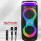 Zvucnik-karaoke-400W-Microlab-PT1200W-Bluetooth-LED-11.1V-720mAh-TWS-AUX-USB-MicroSD-2-mikrofona-15335-bubalica.rs-petar-pan-uzice