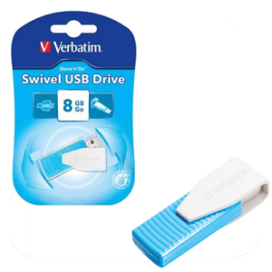 Verbatim 8gb swivel blue 2.0 drive UFV98426-1B