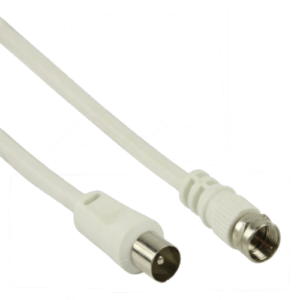 Antenski kabl F male - Coax male 3m white VLSP41800W30 - Slika 3