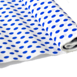 Jolly Point Crepe Paper krep papir bela sa plavim tufnama 50x200cm 135615