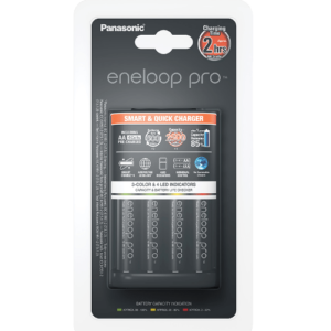 Panasonic Eneloop K-KJ55HCD40E brzi punjač 2h sa 4 baterije Eneloop pro AA 2500 mAh - Slika 1