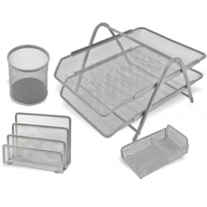 Žica kancelarijski set 4 delni silver 22708S - Slika 1
