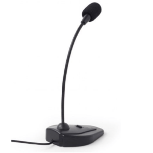 Gembird mikrofon MIC-D-01 savitljivo telo black 3.5mm sa prekidačem 4496 - Slika 1