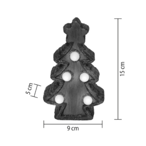 Led svetleća keramička dekoracija jelka 2xLR44 KDC15/T - Slika 2
