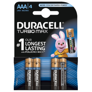 Duracell Turbo AAA 3+1 kom - Slika 1