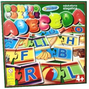 Slagalica edukativna Abaceda domino puzzle