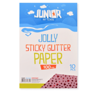 Papir samolepljivi srca crvena A4 10k Jolly sticky glitter paper 136047 - Slika 2