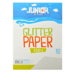 Jolly Glitter Paper papir sa šljokicama srebrna A4 250g 10k 136138