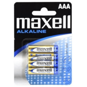Maxell alkalna baterija AAA blister LR03 1/4