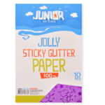 Papir glitter samolepljivi cvet ljubičasta A4 10k jolly sticky 136041