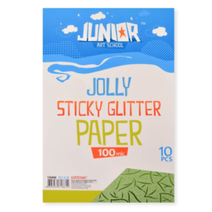 Papir glitter samolepljivi zelena A4 100mik 10k jolly sticky 136040 - Slika 1