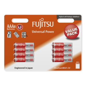 Fujitsu Universal Power AAA LR03 8/1 1,5V alkalne baterije - Slika 1