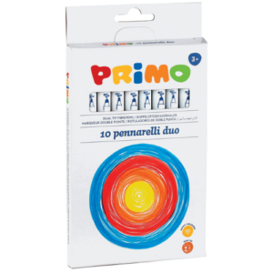 Flomaster školski 10 boja Primo obostrani karton CMP 610pENDP10 - Slika 1
