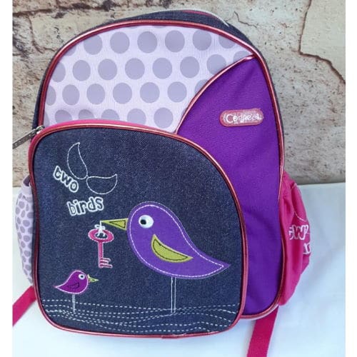 Ranac za vrtić 25x30x15cm Two Birds 15.Connect jeans 305656
