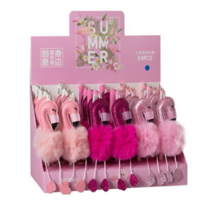 Chic hemijska olovka sa priveskom flamingo miks 410011 - Slika 2