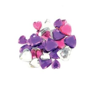 Dekorativni cirkoni srca mix 20x20,14x15mm 36kom UNL-0927 - Slika 1