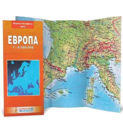Karta Evrope politička Intersistem