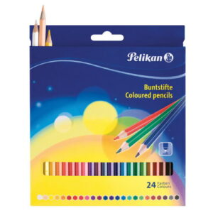 Pelikan drvene bojice 24boje 724013 blister - Slika 1