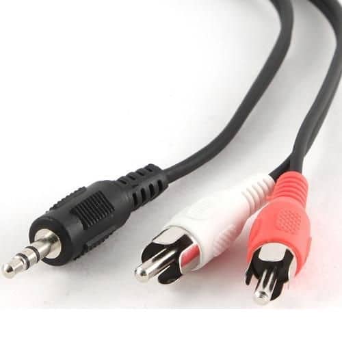 3.5mm stereo bananica na 2 RCA 2.5m Gembird CCA-458-2.5m 2776