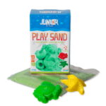 Play sand kinetički pesak sa kalupima zelena 400g 130742