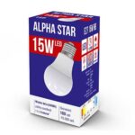 Alpha Star Led sijalica E27 15W 220V hladno bela 6400K 024456