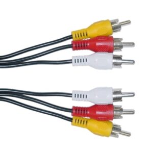 Kabl audio-video 3RCA(M)-3RCA(M) 1.8m VCOM CV033