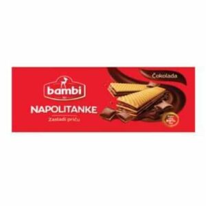 Bambi napolitanke čokolada vafel proizvod 185g - Slika 1