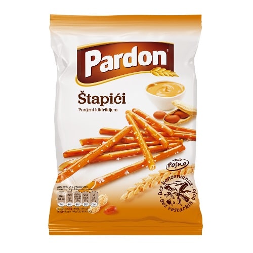 Pardon štapići kikiriki 120g