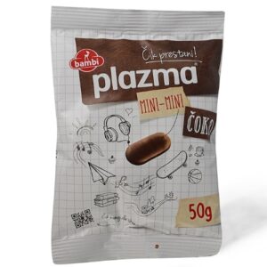 Plazma mini čoko keks preliven mlečnom čokoladom 50g