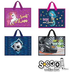 Scool torba za blok br. 5 Football SC1017 NS28044 - Slika 1