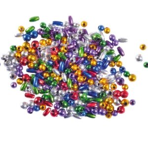 Kraft perlice metalik miks 8mm 25g Crafty perly 137507 - Slika 1