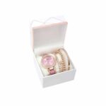 Poklon set ručni sat i narukvica roze Jasmine 505011